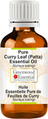 Pure Curry Leaf (Patta) Essential Oil (Murraya koenigii) Steam Distilled 15ml (0.50 oz)...