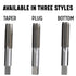 Drill America #2-56 UNC High Speed Steel Tap Set...