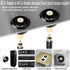 QIANRENON Gold Plated RCA Embedded Threaded Fixed Adapter, RCA Female to Female Panel Mount AV Connector,for TV Subwoofer Speaker Amplifier Phono ...
