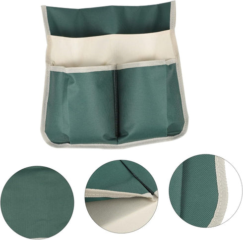 Kneeler Pouch Green Seat Garden Hanging for Cloth with Hand Chair Kneeling Folding Tools Foldable Heavy Dad Organizer Tool Pockets Gardening Bag M...