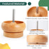 Tilhumt Bead Spinner for Jewelry Making, Effortless Rotating Wooden Clay Bead Spinner with 2 Big Eye Beading Needles and 3000 Seed Beads, Beading ...