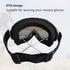 Motocross Goggles - Anti UV, Windproof, Dustproof, Anti Fog, Anti-Scratch Glasses for ATV, Off Road, MX, Ski - White Frame + Color Lens...