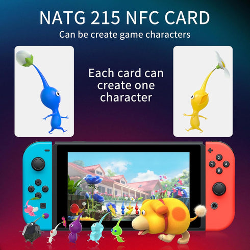 50pcs NFC Card NTAG215 NFC Cards Chip, NFC Stickers,Blank Labeling Tags, 504 Byte Programmable NFC Tags Compatible with Android and NFC-Enabled Ph...