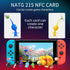 50pcs NFC Card NTAG215 NFC Cards Chip, NFC Stickers,Blank Labeling Tags, 504 Byte Programmable NFC Tags Compatible with Android and NFC-Enabled Ph...