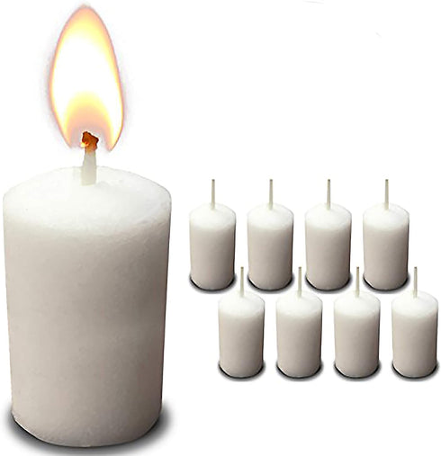 Ner Mitzvah 3 Hour Neironim Candles - Shabbat and Votive Wax Candle - 24 Count...