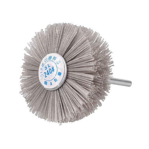 uxcell Abrasive Nylon Wheels Brush 240 Grits with 1/4 Inch Shank for Polish Grinder 3pcs...