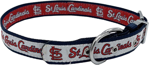 Pets First ST Louis Cardinals Reversible MLB Dog Collar,Large. Premium Home & Away Two-Sided Pet Collar Adjustable with Metal Buckle. Your Favorit...
