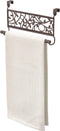 iDesign Vine Over-the-Cabinet Kitchen Dish Towel Bar Holder - Bronze...