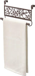 iDesign Vine Over-the-Cabinet Kitchen Dish Towel Bar Holder - Bronze...