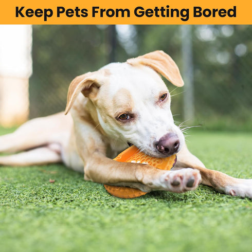 Dog Toys for Aggressive Chewers,Indestructible Natrual Rubber Dog Toy for Large Medium Small Dogs,Beef Flavor Tough Dog Chew Toy,Stress Release Ga...