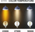 6 PCS G50 LED Bulbs, 2W Equals 20W E12 Base Edison Bulb, Daylight White Light, Clear Glass LED Bulb for Outdoor Patio String Light Pendant Light C...