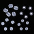 Maxdot 100 Pieces 4 Size Earring Pads Silicone Comfort Earring Cushions for Clips on Earrings, Clear...