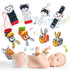 Adpartner Baby Rattles Toys for 0-12 Months Babies, 8PCS Infant Wrist Rattles Foot Finder Socks Set, Newborn Hand & Foot Rattle Toys Soft Baby Toy...
