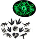 12Pcs Glow in the night dinosaurs shoe charms for Boys Kids shoe Decoration PVC Decoration for Shoes Bracelets Dinosaurs Themed Party Favor...