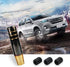 1 PC Polished Aluminum Alloy Car Gear Stick Lever Shift Knob, 5" Car Gear Long Handle Weighted Shifter Knob with 3 Threaded Adapters Fit Most Auto...