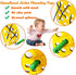 4 Pack Wooden Lacing Toy,Educational Threading Activity Puzzles,Learning Fine Motor Skill Travel Toy,Wooden Fruit Threading Set for Toddlers Kids ...