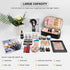 CUBETASTIC Makeup Bag, Travel Make Up Train Case, Large Capacity Cosmetic Organizer Bags with Dividers, Portable Skincare Bag for Women Waterproof...