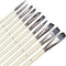 DUGATO Artist Paint Brushes Set 10pcs for Acrylic Oil Watercolor Gouache Paint by Numbers, Art Face and Body Professional Miniatures Painting Kits...