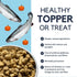 Salmon & Pumpkin Topper for Dogs - Freeze Dried Dog Treats & Toppers, Raw Mixers for Meals, Healthy for Picky Eaters, Natural & Wholesome Protein ...