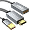 HDMI to Displayport Adapter, 4K@60Hz Active HDMI Male to DP Female Converter Adapter High Speed HDCP 2.2 Cable for PC,NVIDIA,AMD,NS,PS4/5,Xbox One...