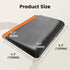 HONKID Low Profile Mouse Wrist Rest for Slim Mouse Wrist Pad for Magic Trackpad, Made of Cool Gel and Non-Slip Rubber Base, Easy Typing and Reliev...