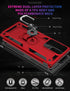 Galaxy Note 20 Ultra Case (NOT Fit The Note 20) with HD Screen Protectors, Androgate Military-Grade Ring Holder Kickstand Drop Tested Shockproof C...