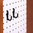100-Pack Jewelry Tower Black J-Shaped Peg Hooks for 1/4 Inch Pegboard Hole Size - Pegboard Hooks for Jewelry Garage Tools Organizer Storage - Pegb...