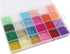 EuTengHao 13200Pcs Glass Seed Beads Small Craft Beads Small Beads for DIY Bracelet Necklaces Crafting Jewelry Making Supplies with Two 0.6mm Clear...