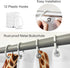 Moslion Giraffe Bathroom Shower Curtain Wild Animal Watercolor Giraffe Brow White Feather Shower Curtains Home Decorative Waterproof Polyester Fab...