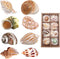 8PCS Hermit Crab Shells Medium to Large Growth Turbo Seashells 1"-2" Openning Size Natural Decoration Supplies...