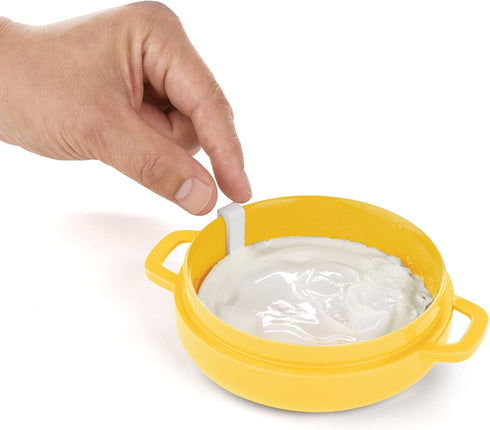 Breakfast Sandwich Maker, 1 Egg, Yellow - Easy-to-Use Cooker for Perfect Breakfast Sandwiches...