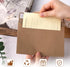 HANSGO 50PCS Kraft Envelopes, 6.3" x 4.3" Gift Card Holders Invitation Envelopes for Wedding Postcards Greeting Cards Mailings Holidays...