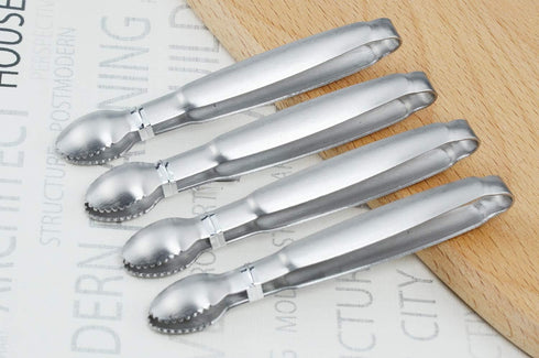 Sugar Tongs 4-Inch Mini Serving Tongs Stainless Steel Appetizer Tongs, Set of 4...