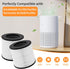 PU-P05/AC201B True HEPA Replacement Filter Compatible with FULMINARE PU-P05 Purifier and Purivortex AC201B Purifier, 3-in-1 H13 True HEPA Filters?...