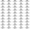50Pcs Stainless Steel Round Blank Bezel Set with Double Loops, Pendant Bezel Tray Connectors,Round Glass Resin Cabochons Base Blank Pendants Tray ...
