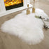Ashler Faux Fur Rug, Fluffy White Small Sheepskin Rug, Ultra Soft 2x3 Ft Mat, Machine Washable Shag Mats, Nursery Throw for Bed, Living, Kids Room...