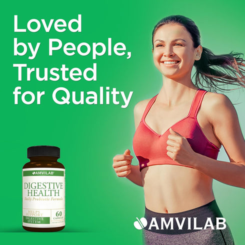 Digestive Health Supplement,Daily Probiotic 7 Billion CFUs per Capsule,5 Essential Strains Including Lactobacillus GG. Supports Intestinal and Imm...