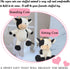 9" Cow Stuffed Animals Plush Soft Stuffed Cow Toy for Kids Girls Boys...