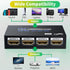 HDMI Splitter 1 in 4 Out 4K 30Hz, BolAAzuL HDMI Duplicator Adapter - 1 to 4 Output Simultaneously- for 4 Displays, Support Full HD 1080P 3D HDCP 1...