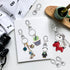 104PCS Swivel Snap Hooks with Key Rings, Metal Lobster Claw Clasp, Keychain Rings for Crafts(Silver, 1.37inch(36mm)...