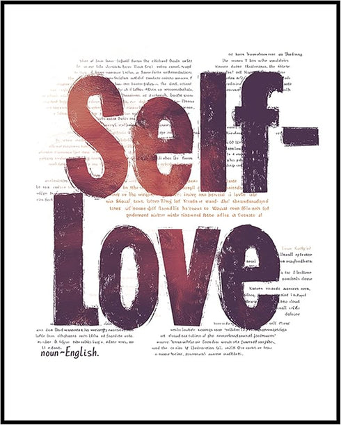 Posterizer 1 pcs-self love motivational positive daily reminder-Motivational & Inspirational Art-Typography Art-Decor for Home & Office- unframed ...