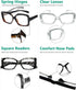 Eyekepper 4 Pack Reading Glasses for Women Reading - Ladies Readers +2.00...