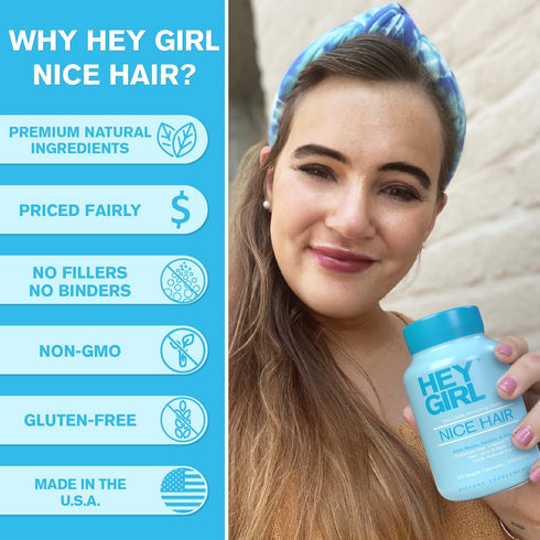 Hair Vitamins To Help Thinning and Fallout - Hair Supplement To Grow Hair Faster, Stronger & Have Healthy Skin & Nails - Scientifically Made With ...