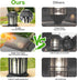 Solar Outdoor Lanterns, Hanging Solar Waterproof Lantern, Solar Lamp Lights Decoration Outdoor & Indoor for Garden,Yard,Patio,Porch,Trees,Lawn,Pat...