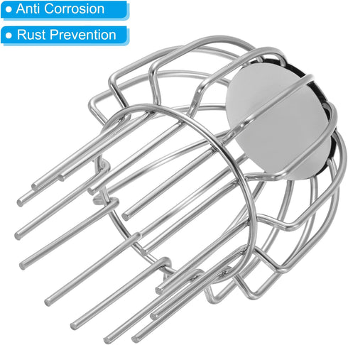 PATIKIL Gutter Guard, 304 Stainless Steel Down Pipe Filter, Anti-Blocking Line Cap Drain Cover Downspout Protector for Blockage Leaves Debris, 3 I...