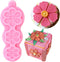 Knitted Flower Fondant Silicone Mold For Cake Decorating Cupcake Topper Candy Chocolate Polymer Clay Gum Paste...