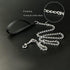 Metal Dog Leash 4FT/6FT Chew Proof Heavy Duty Dog Chain Leash for Medium Large Dogs, Comfortable Handle with Dog Waste Bag Holder, Improved Dog Sa...