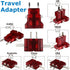 ROAD WARRIOR International Travel Plug Adapter Europe/UK/Australia/USA/India/China Does Not Convert Voltage Slim RW101CR...
