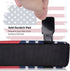 Bike Top Tube Bag Bicycle Front Frame Bag Biking Accessories Cycling Bag American Flag Print Bike Pouch for Mountain Bike Road Bicycles...