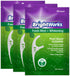225 Piece BrightWorks Fresh Mint + Whitening Dental Flossers with plant-based handles, Super-Strong Floss and Mint-Flavored Floss with Micro-Cryst...